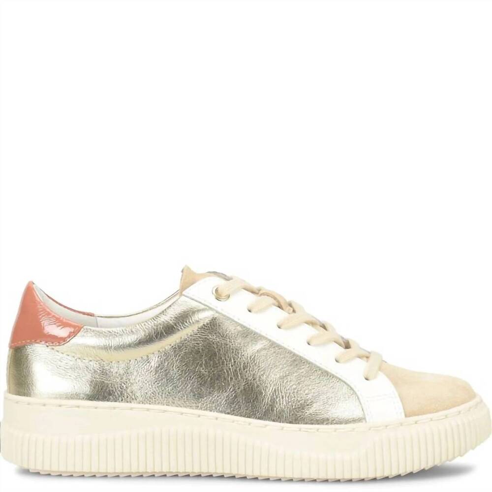NEW SOFFT women's fianna sneakers in platino/biscotti